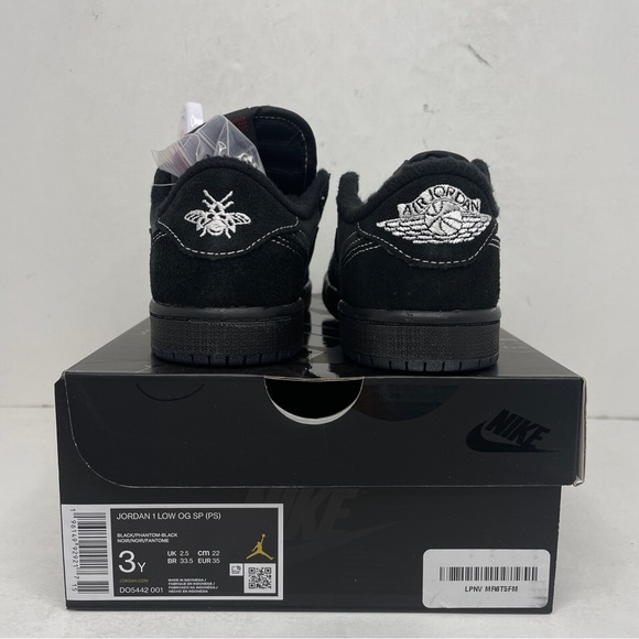 Nike Air Jordan 1 Retro Low SP Travis Scott “Black Phantom” 2023 - Picture 4 of 4